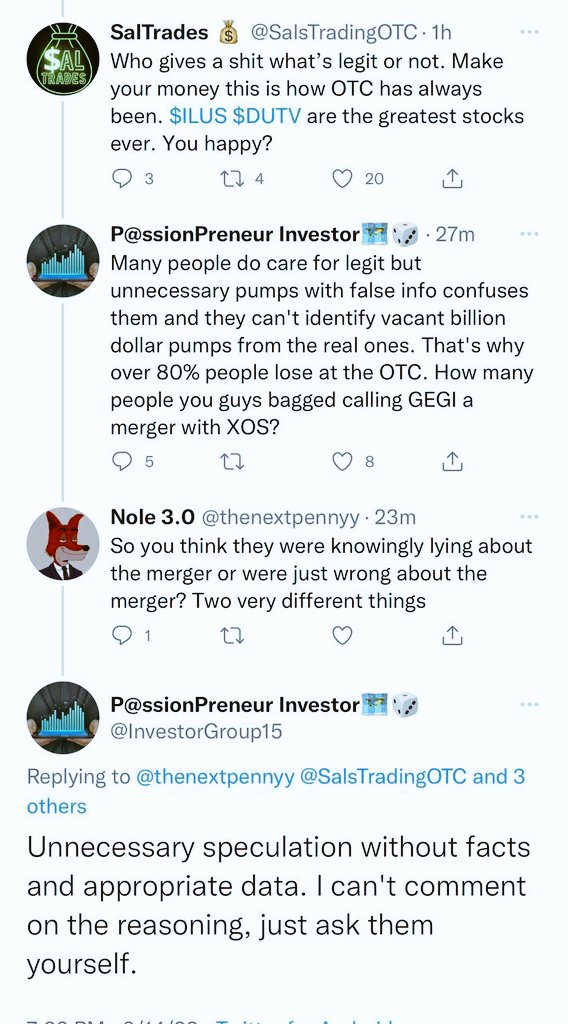 Red_Rider01's tweet photo. @OneOclockDrop @TonnerOWInc $TONR If the clowns pumping this garbage aren't done in the otc you people are as dumb as they get. They have you bagged as fuck and don't even care. Sal tells you right here as long as they profit that's all that matters. Passion tring to correct him SMFH Scumbags! Scammers! https://t.co/mNTWXCE4MQ