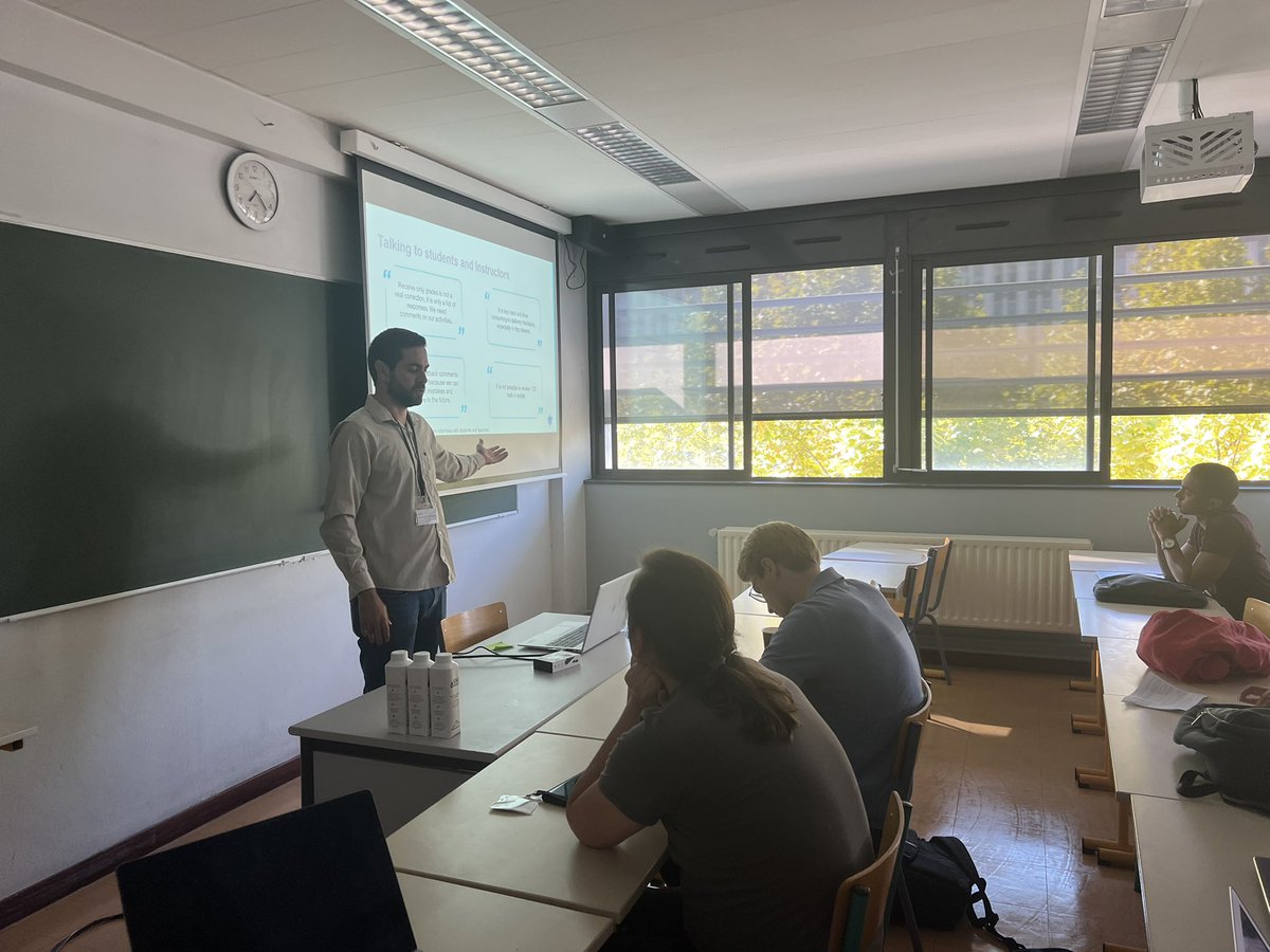 OlgaOvi's tweet photo. Happy to chair a session on #learninganalytics at #ECTEL2022 https://t.co/RaZ42ZWqfc