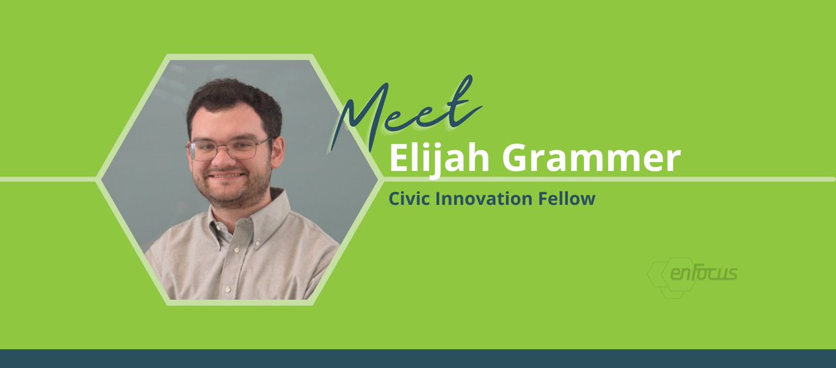 After growing up in the South Bend - Elkhart Region, Elijah is ready to play his part in unlocking the region’s potential.

Read more in this week’s Meet Our Fellows blog:

en-focus.org/post/share/631…

#southbend #elkhart #indiana #community