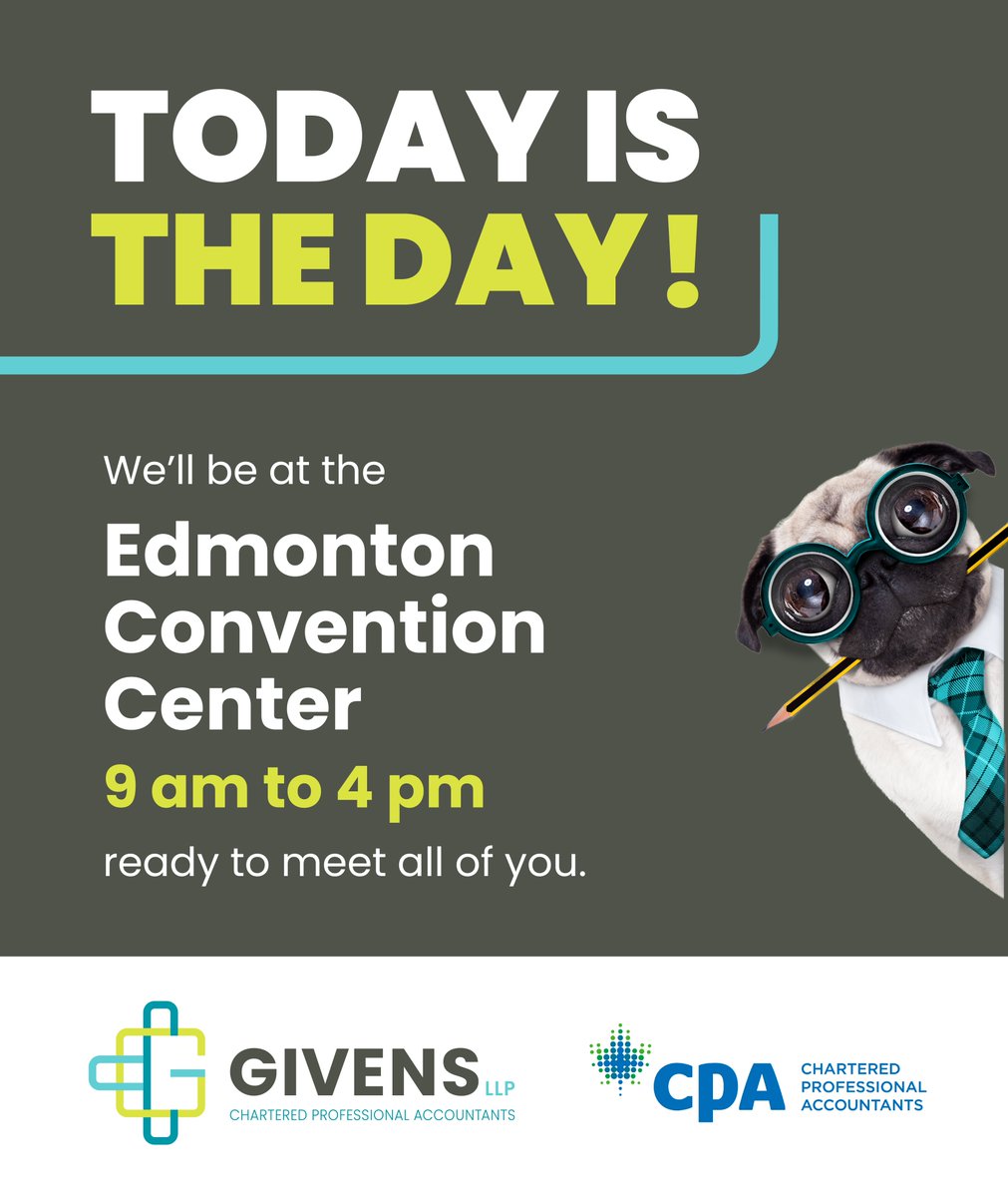 Edmonton, today is the day!

We’ll be at the Edmonton Convention Center from 9 am to 4 pm ready to meet all of you for the Meet Your Employer Event!

Stop by our booth and learn how we can help you get the Practical Experience Requirements you need to get your CPA designation.