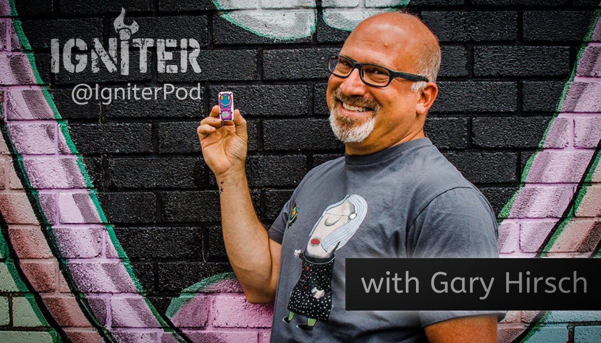 This episode's special guest is <a href="/garyhirsch/">Gary Hirsch</a>, an incredibly creative Portlander who combines his art and improv skills to bring joy to people all over the world, and to help teams collaborate more effectively. • Listen here >> anchor.fm/igniterpod/epi…