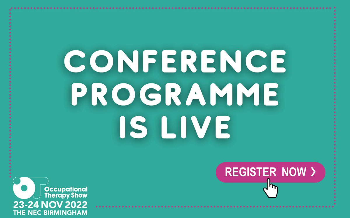TheOTShow's tweet photo. The wait is finally over! 🙌

Feast your eyes on our incredible 2022 conference programme and make sure you're aware of what the Occupational Therapy Show 2022 has to offer you. 

For more info ➡️ https://t.co/sxCkqwG5tJ 

To register: https://t.co/zgbq8n4T38 

#theotshow #ot https://t.co/ddgfLoSm5y