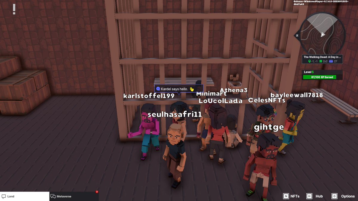 kardel4725's tweet photo. @TheSandboxGame @TheWalkingDead I just participated in the #SandboxAlphaS3Giveaway for a chance to win 500 SAND! Found Negan in Alexandria, check out my screenshot below!
👇 https://t.co/fs2BMFQMnN