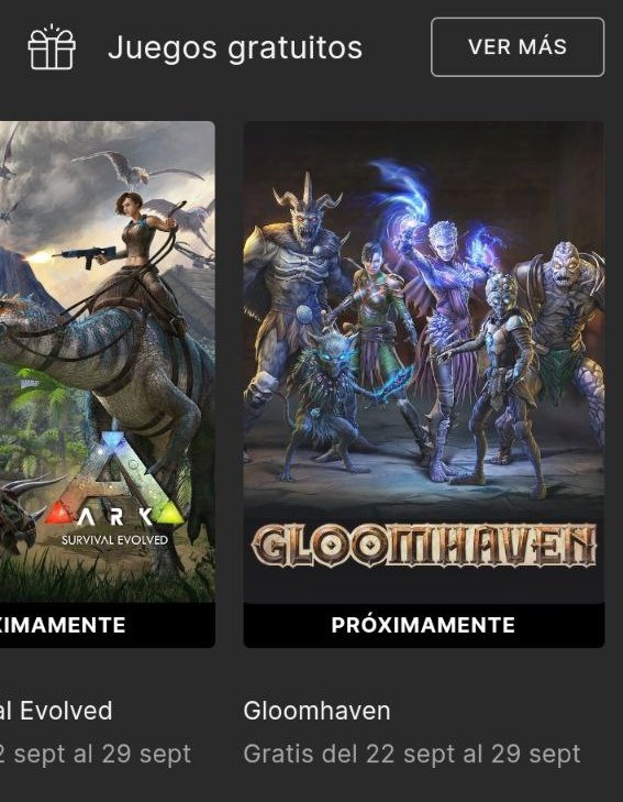 ¡Noticion chaval! El próximo jueves vais a poder descargaros la siempre el Gloomhaven Digital, el mejor juego de mazmorras (y si, hablo de la versión digital solo, la versión en físico es un coñazo)