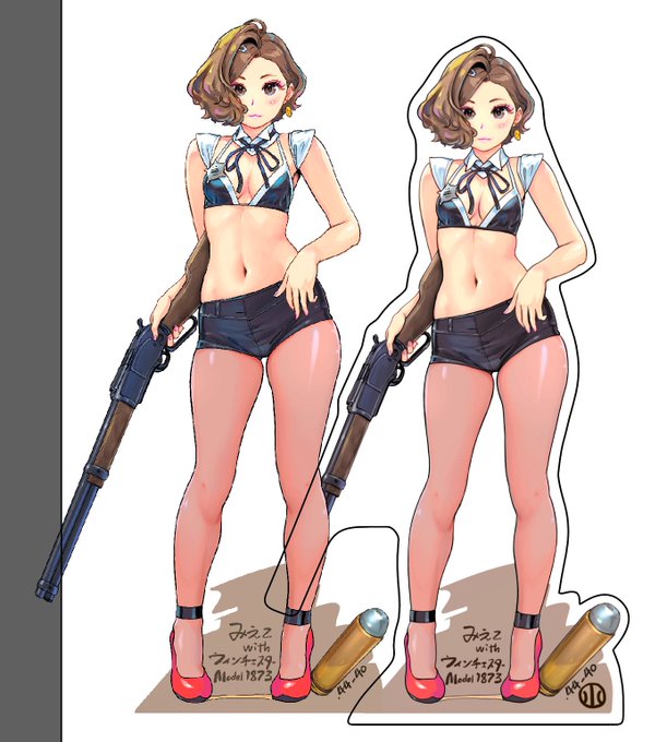 ちなみにウィンチェスター見栄子V1とV2の違いは頭身の違いよ。 