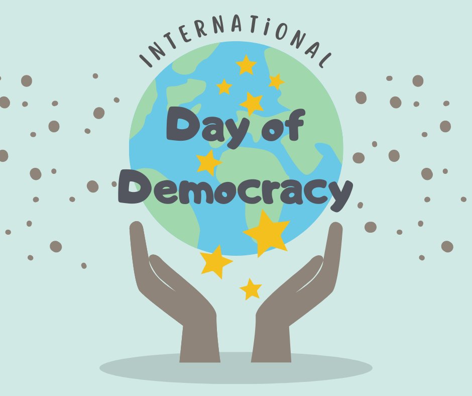 MCIDWashington's tweet photo. September 15th is International Democracy Day! Today we celebrate #ivlpalumni who are working to strengthen democratic institutions in their communities. @StateIVLP #DayOfDemocracy https://t.co/B6DAPRsarC