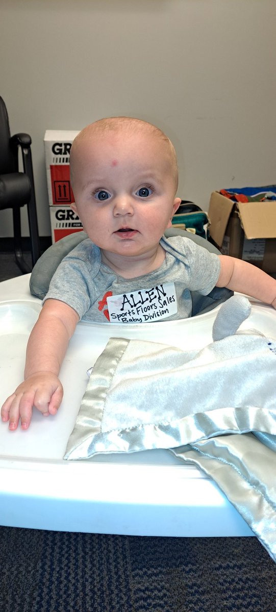 New salesman in the office today!