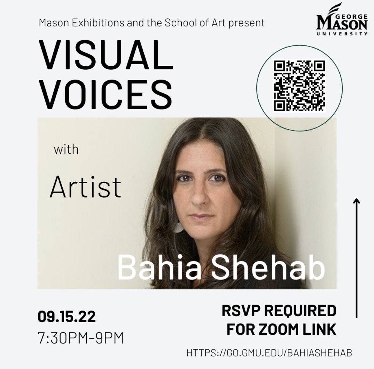 TONIGHT! Bahia Shehab be joining <a href="/gmusoa/">George Mason University School of Art</a> for a talk on art, politics and archives. Join us online from 7:30-9pm. 

Link in our bio to RSVP.