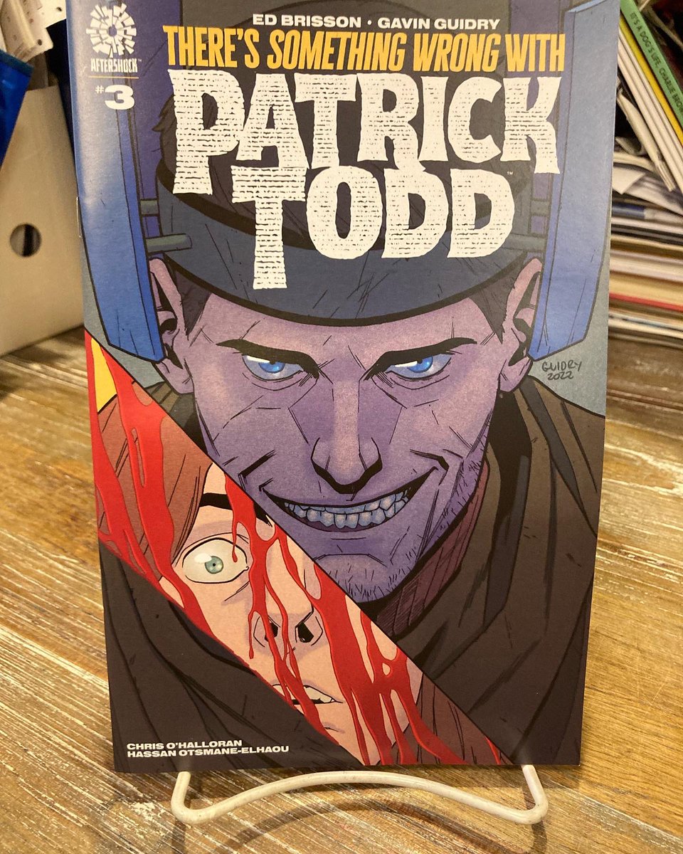 strangeadventrz's tweet photo. It’s a double shot of #edbrisson comics this week! #theressomethingwrongwithpatricktodd #predator #readmorecomics https://t.co/9sOhE72YWR