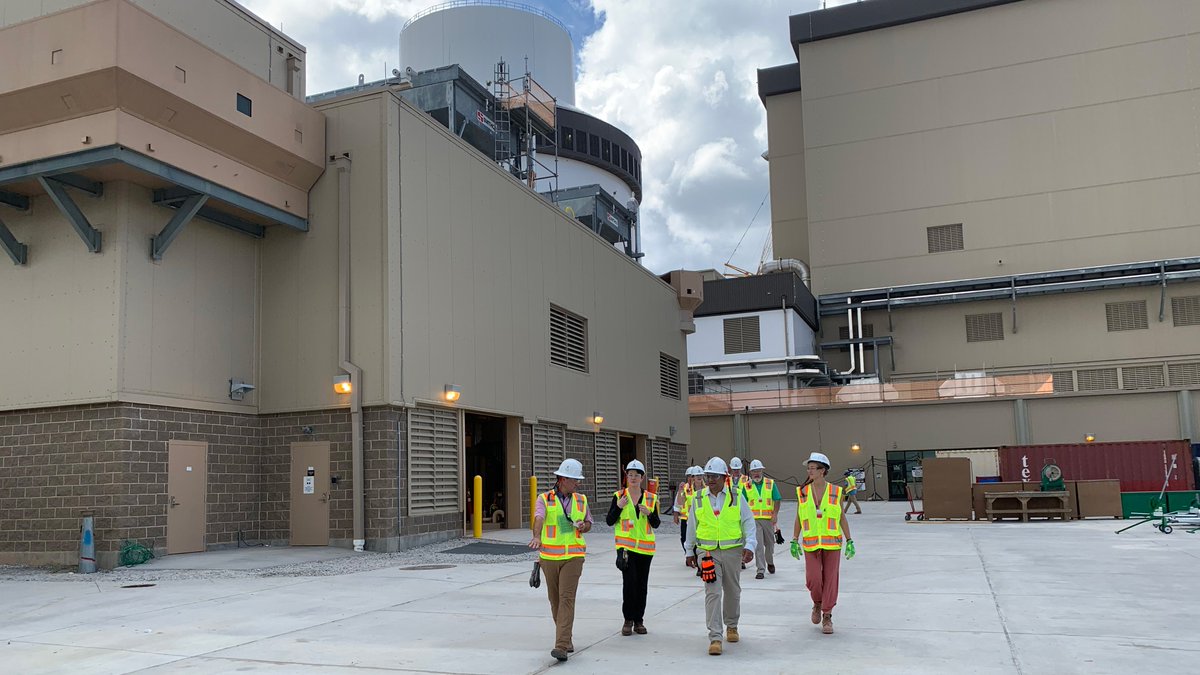 “Incredible tour earlier this week at Plant Vogtle! Large, complex projects like this are challenging but are essential to the future of the nuclear energy sector. By this time next year, this plant will be the largest producer of clean power in the country!” – Katy Huff