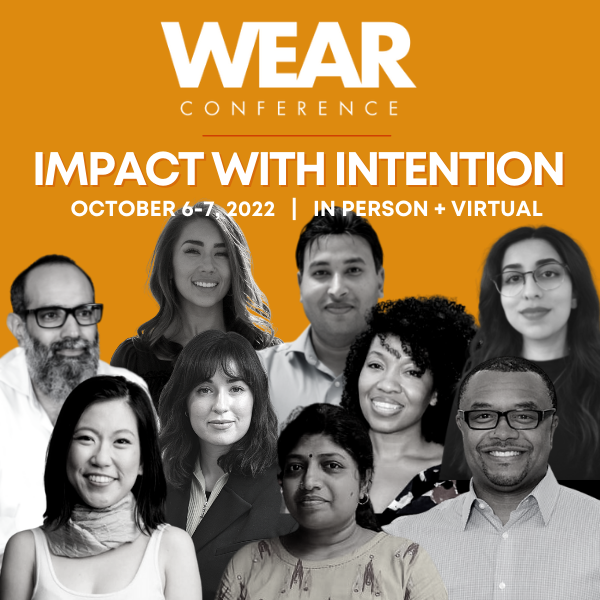 RetailCouncil's tweet photo. Join Fashion Takes Action at the annual WEAR -  World Ethical Apparel Roundtable - Conference! Join in-person in Toronto, or virtually, October 6-7, and learn how the fashion industry can make an Impact with Intention! https://t.co/ocWsH2khgv https://t.co/3H2AV5TkFd