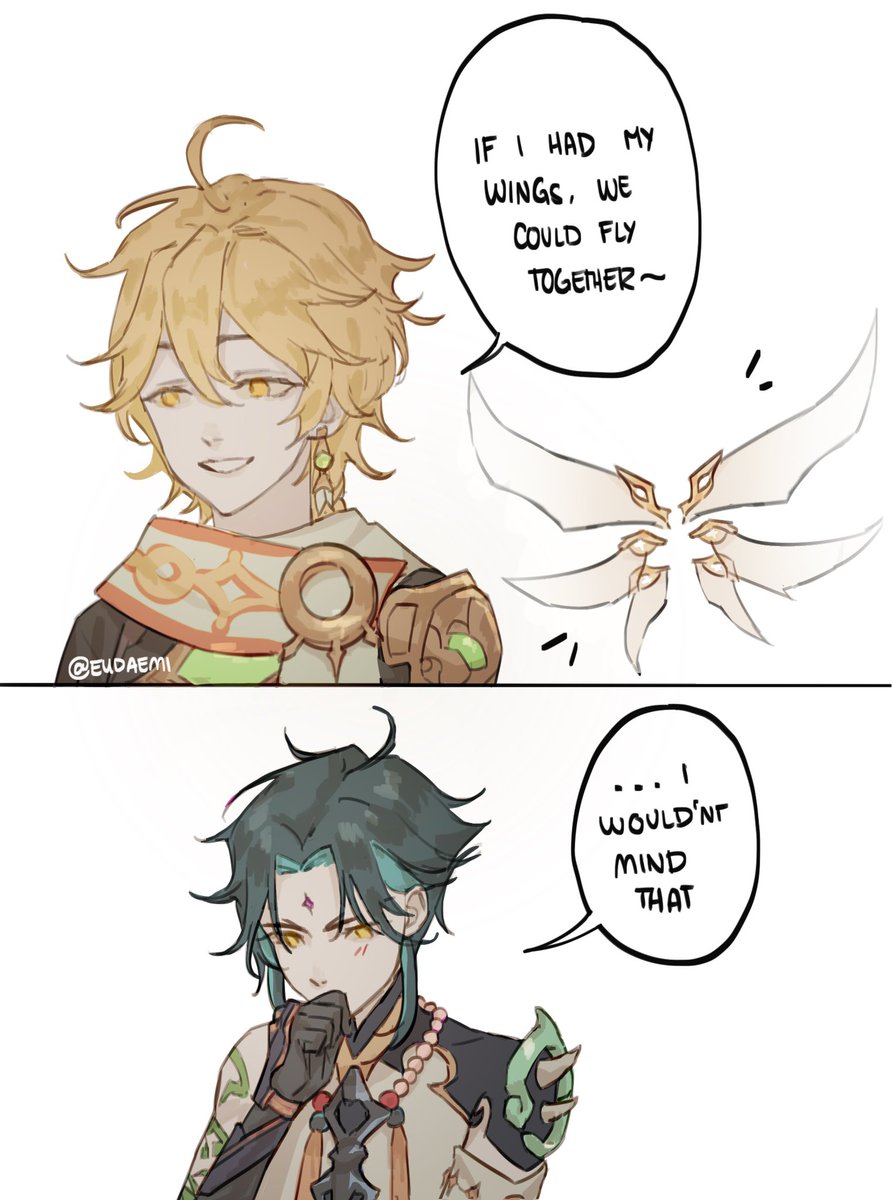 Wings~ #魈空#XiaoAether #xiaoae