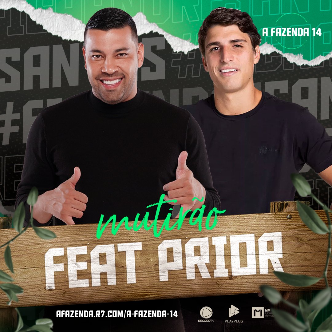 🏟🍺 MUTIRÃO feat <a href="/felipeprior/">Felipe Prior</a>  INICIADO 🍺🏟️
 
📲 A cada 20 votos, comente um EMOJI
 
🎯 Meta: 1.000 VOTOS POR PESSOA
 
⏰ ENCERRA 18H
 
🚨 O voto é para SUBIR, votem no ANDRE SANTOS
 
✅ Bateu a meta? DOBREM A META!
 
💻 Link: afazenda.r7.com/a-fazenda-14 

#SobeAndreSantos