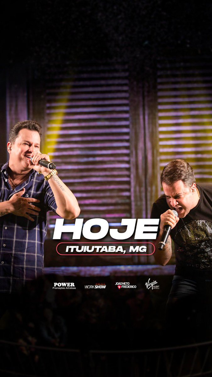 JNeFoficial's tweet photo. É hoje.🔥

Vem com a gente?

#show #sertanejo #jnef https://t.co/10aFlyav9e