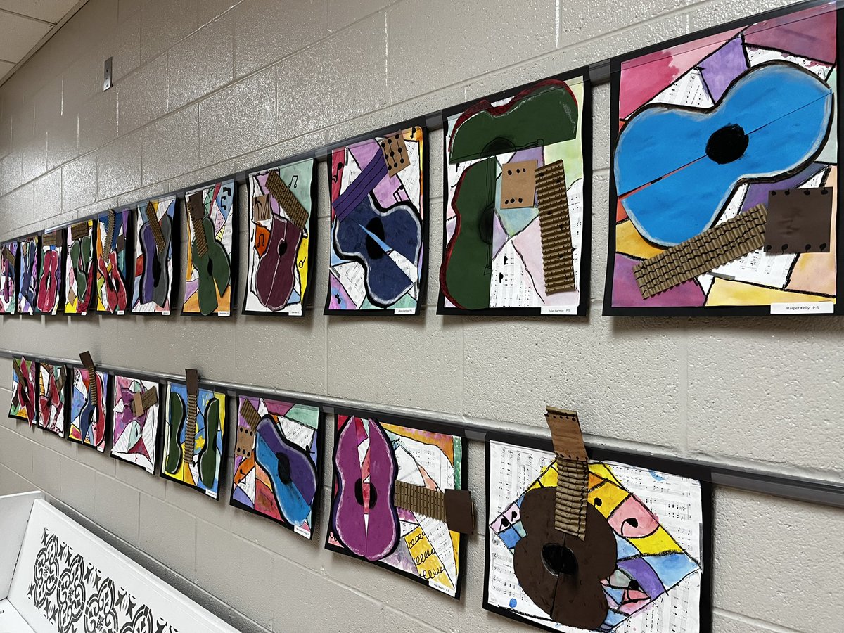 tmorgangves's tweet photo. GV 5th graders take on Picasso. I think they nailed it! #GVgatorstrong #picasso @GreenValleyElem@ @HooverSchools@ @tmorgangves https://t.co/4k39F7wt43