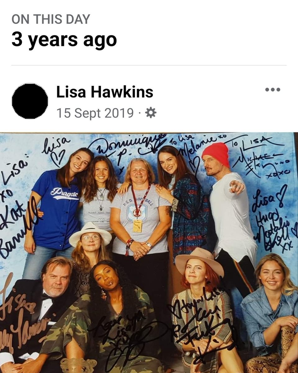 LisaAwks's tweet photo. Got to meet all these fabulous people at my 1st ever con. ❤️
#memories #goodtimes
#WynonnaEarp 
#BringWynonnaHome

@MelanieScrofano 
@KatBarrell 
@DominiqueP_C 
@gregisin 
@MichaelEklund 
@Meg_Follows 
@DaniKind 
@chantel_riley 
@nkrilova https://t.co/ufmENiKRXm