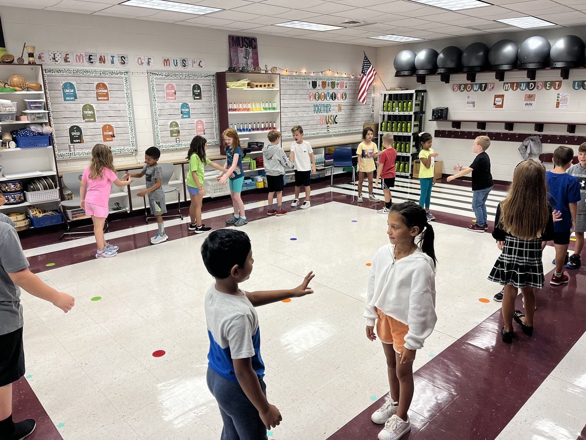 Jodi Jianniney (@mrsjmusicclass) on Twitter photo 2nd grade learned the song “Hello, My Friends” and got to practice greeting each one of their classmates during our circle dance. 💙🎶<a href="/ConcordGV/">Concord Elementary</a> 2nd grade learned the song “Hello, My Friends” and got to practice greeting each one of their classmates during our circle dance. 💙🎶<a href="/ConcordGV/">Concord Elementary</a>