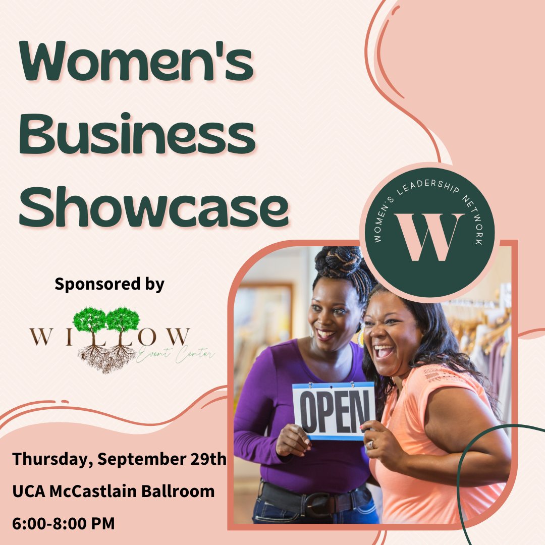 Come eat and shop with us at the Women's Leadership Network's Business Showcase! Sign up to attend: uca.edu/go/927394