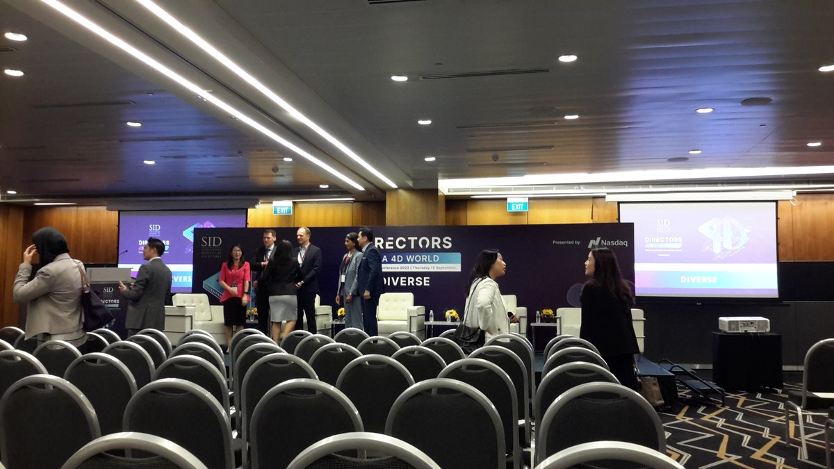 FastJim1's tweet photo. #sidconference2022 it’s funny how a business cf theme of “Diverse Directors” that I attended today could be having obscure meaning to read as “Rectors (Uni)verse” https://t.co/7xPxmfT8ZT