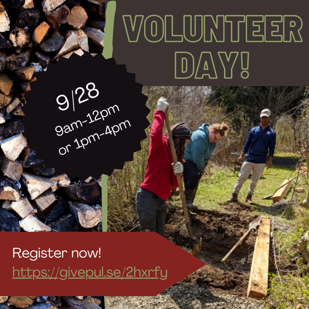 Volunteer opportunity!
🔥 Help us load, stack, and split wood for use in our high-efficiency woodstove this winter!
🌾 Help us remove invasive daylily plants from our landscaping!
Register: givepul.se/2hxrfy
#Sustainability #DIY #SRU #macoskeycenter #volunteer