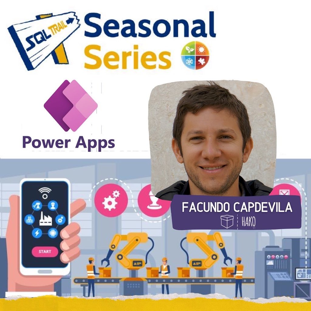 Hako_it's tweet image. 📍 Power Apps demo today with Mariano Kovo and Facundo Capdevila at 1pm ET!
👉 Sql Trail Seasonal series Event!
🇺🇸 1 pm ET
🇪🇸🇮🇹 7 pm
🇦🇷 2 pm
RSVP here:
sqldatapartners.com/sql-trail-seas…
#powerapps #sqltrail #seasonalseries #sqldatapartners #powerplatform #precisionit #hakoit
