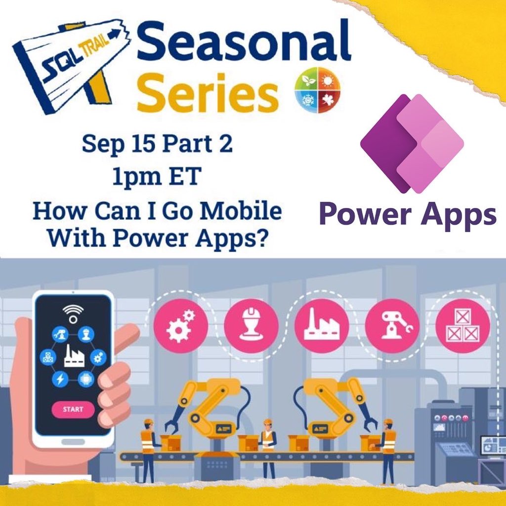 Hako_it's tweet image. 📍 Power Apps demo today with Mariano Kovo and Facundo Capdevila at 1pm ET!
👉 Sql Trail Seasonal series Event!
🇺🇸 1 pm ET
🇪🇸🇮🇹 7 pm
🇦🇷 2 pm
RSVP here:
sqldatapartners.com/sql-trail-seas…
#powerapps #sqltrail #seasonalseries #sqldatapartners #powerplatform #precisionit #hakoit