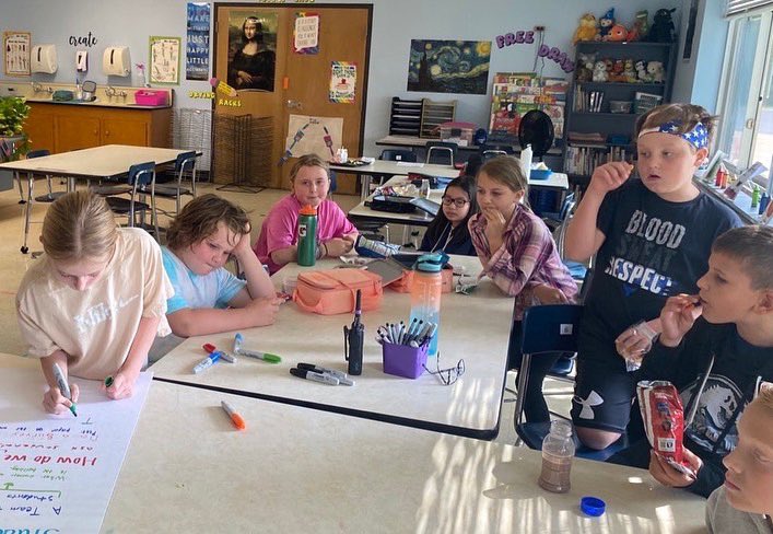 Introducing the BVS Student Advisory Team! These students understand their role, as demonstrated by their definition of the work ahead of them and how to do it!