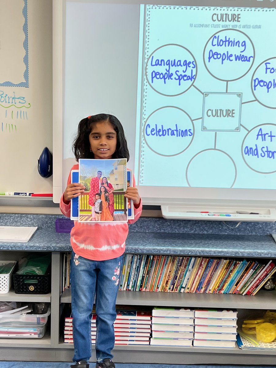 This week we have been learning about what culture means as well as different traditions we have within our community and with our families.  Kayra did an amazing job sharing about how her family celebrates Diwali! ❤️<a href="/ChesakCheetahs/">Chesak Elementary</a>  #room418doingamazingthings