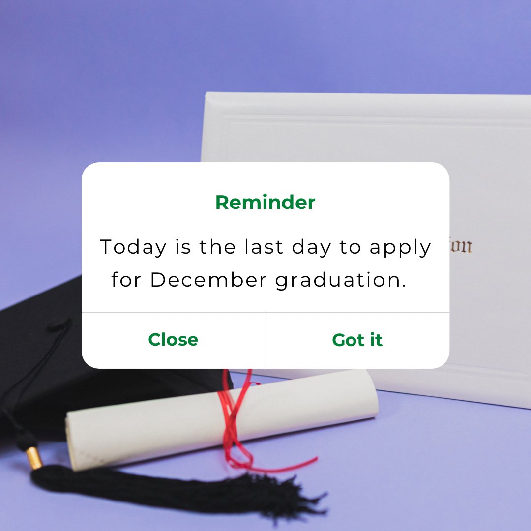 upstate_opnet's tweet photo. Friendly reminder for our December grads. 

Today is the last day to get those graduation applications in. 

#TRIOWorks #TRIOSSS #UpstateTRIO #USCUpstate #Graduation #DecemberGraduation #Commencement #ClassOf2022🎓 https://t.co/mtFsCn8ZjX