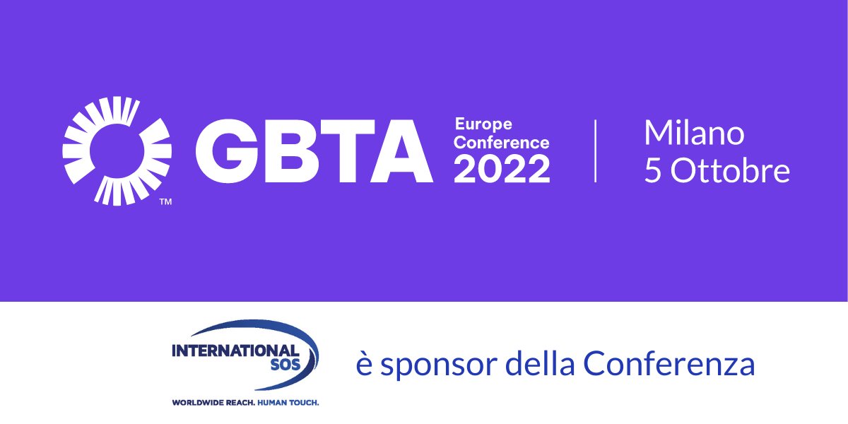 International SOS è fiera di essere sponsor della Conferenza Annuale di @GBTA Italy, il punto d’incontro della community del #businesstravel e del #MICE, che si terrà a Milano il 5 ottobre. Per saperne di più, visita: okt.to/um8nYH