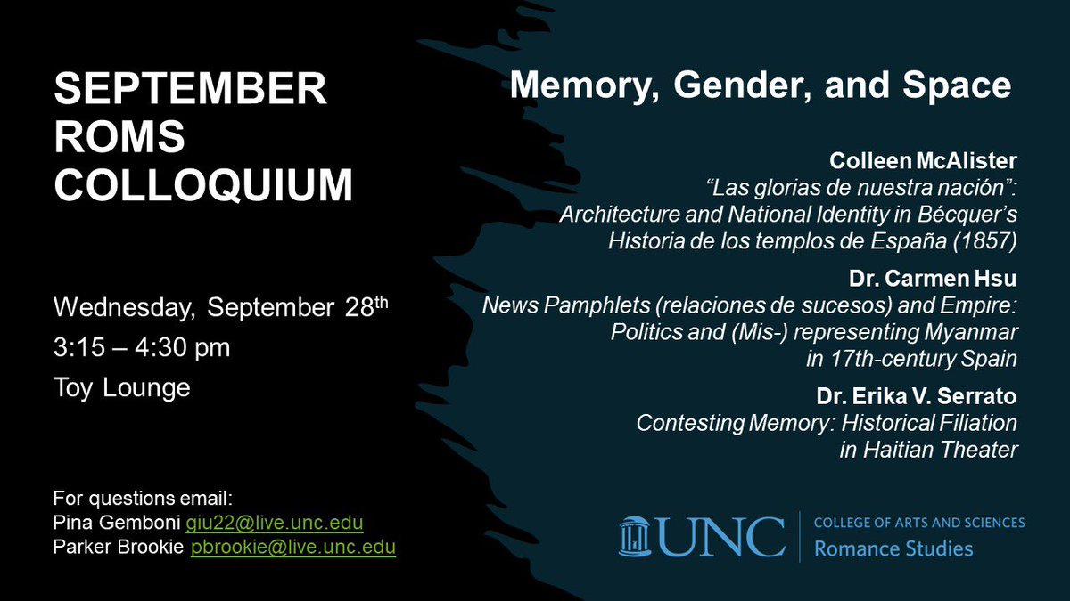 UNC Romance Studies tweet media