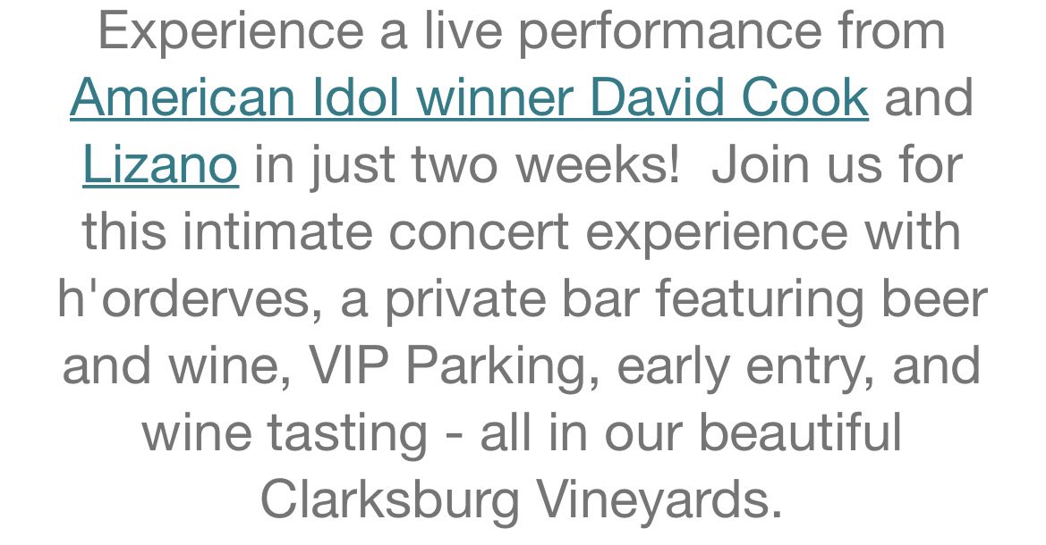 88olpgirl's tweet photo. Nice email reminder for one of the fall tour dates! #FellowFest Grab your tickets👉https://t.co/8Ch4nokUnj
@thedavidcook #LIVEmusic #altrockindieartist https://t.co/Z5q6oW8AMw