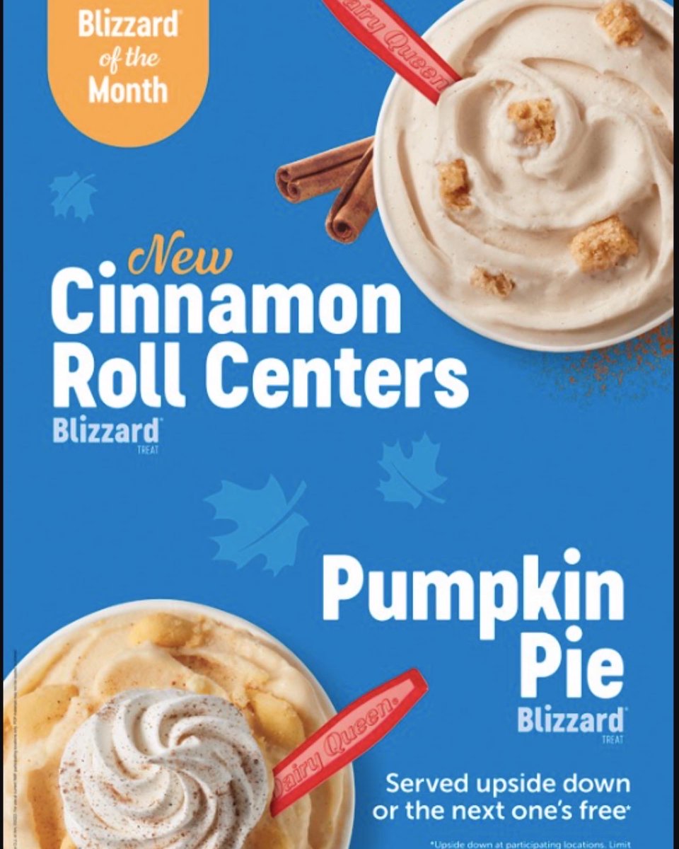 Don’t forget to stop by and try out these delicious seasonal treats as well as the blizzard of the month! #happytastesgood #lovemydq