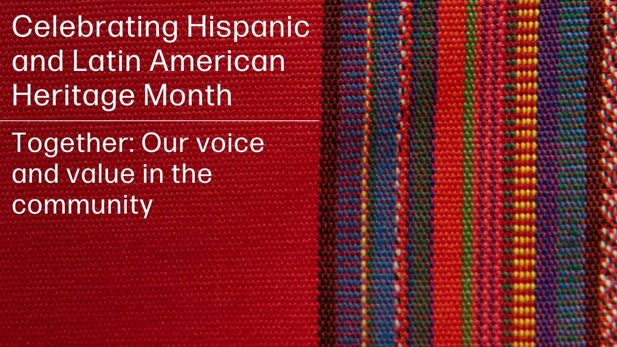 We’re excited to honor #HispanicHeritageMonth. Follow along as we celebrate the diverse history, culture, and achievements of the Hispanic and Latin American community.