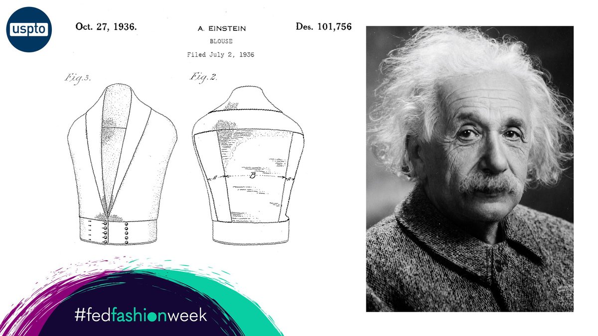 You don’t need to be a genius to know a design patent is a good way to protect your fashionable clothing’s unique look. #FedFashionWeek