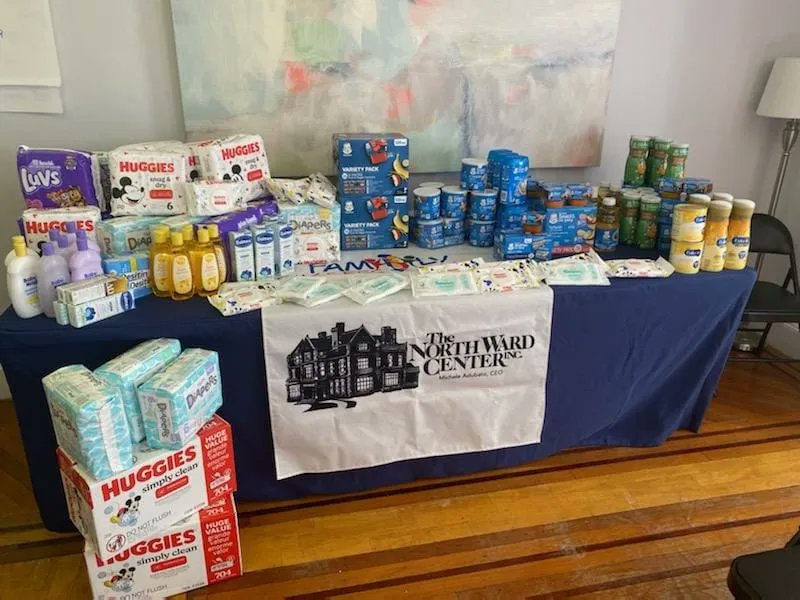 Our Family Success Center, in collaboration with University Hospital, held a pre-and post-natal workshop for new moms to learn about their transition into parenthood. Following the class, our Family Success Center distributed much-needed baby items to families in need.