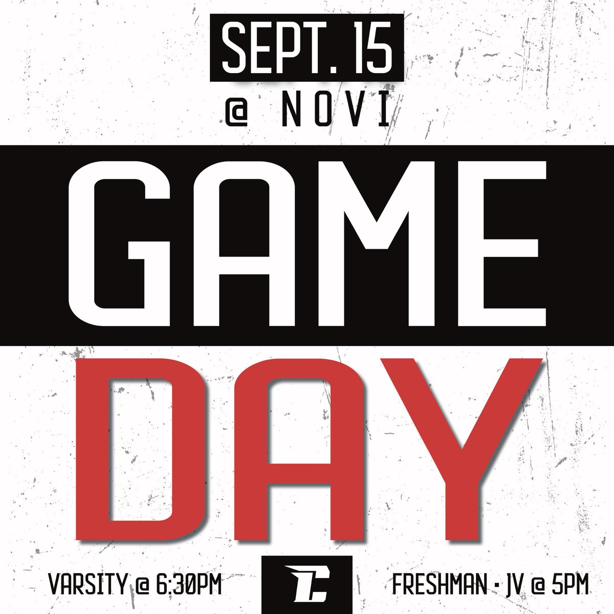 See you at Novi High School tonight! JV/Freshman at 5 p.m., Varsity at 6:30 p.m. #ChargerNation