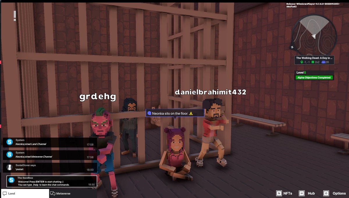 noomansky98's tweet photo. @TheSandboxGame @TheWalkingDead I just participated in the #SandboxAlphaS3Giveaway for a chance to win 500 SAND! Found Negan in Alexandria, check out my screenshot below!
#TheSandboxGame #NFT #NFTCommunity  #NFTGaming https://t.co/gDYN7lR67y