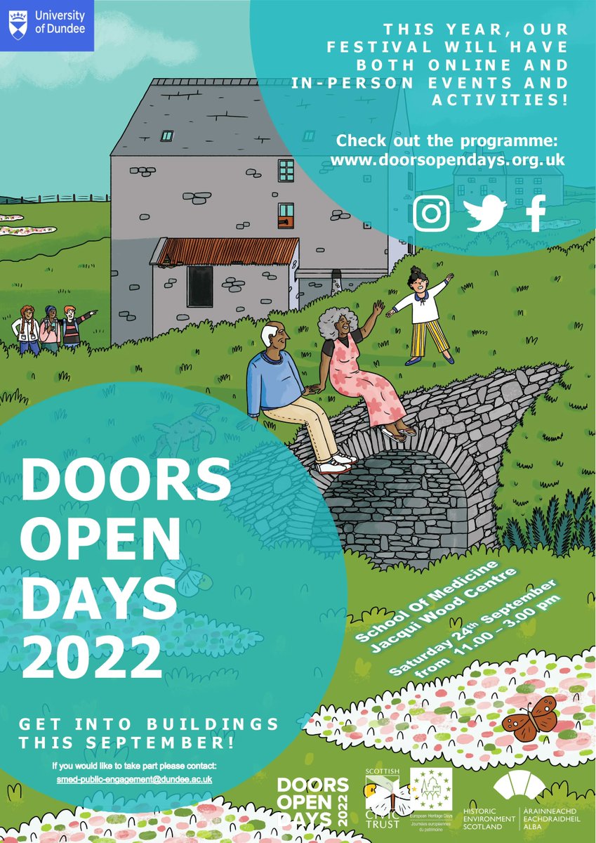 UoDMedicine's tweet photo. Explore medical research behind the scenes @dundeeuni School of Medicine! On Sat 24th Sep we'll be showcasing what we do and how you can get involved! Jacqui Wood Centre, Ninewells, 11am-3pm. All welcome! For further info contact smed-public-engagement@dundee.ac.uk @DoorsOpenDays https://t.co/BTlQFomUB0