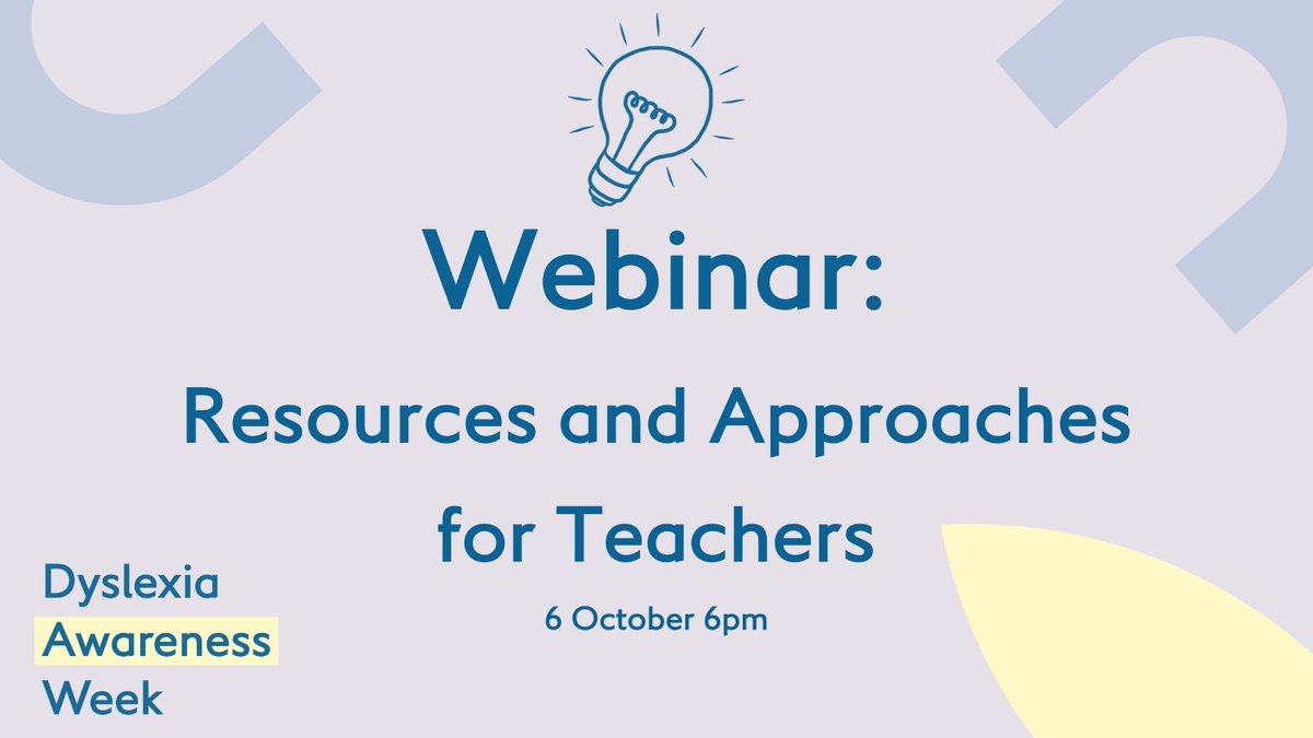 BDAdyslexia's tweet photo. Specialist teachers, Linda and Anna will share their professional experience to provide you with a range of activities, resources, tips and techniques to create a dyslexia friendly learning environment in the classroom.
Book your free place: https://t.co/rs1x3m92kB
#DAW2022 https://t.co/LLwIcaZ8LX