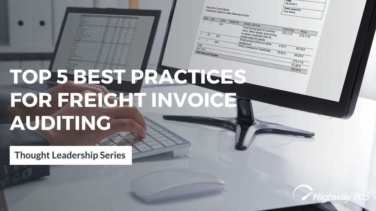 highway905's tweet photo. Logistic costs are one of the highest operating expenses for companies, especially those dealing with global #transportation. 
Find the 5 best practices for getting the freight invoice auditing right: https://t.co/HHMGD0ssXK
#logistics #supplychain #freight #invoice #shipping https://t.co/QTBjwc1Zxb