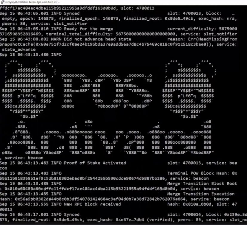 We have Launch #EthereumMerge