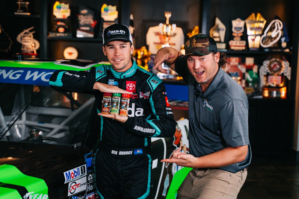 danosseasoning's tweet photo. Wishing Good Luck to @benrhodes at Bristol Speedway tonight. The Dan-O's family is rallying behind ya! 🙌🤠 @ThorSportRacing https://t.co/BE3TeYlYxk