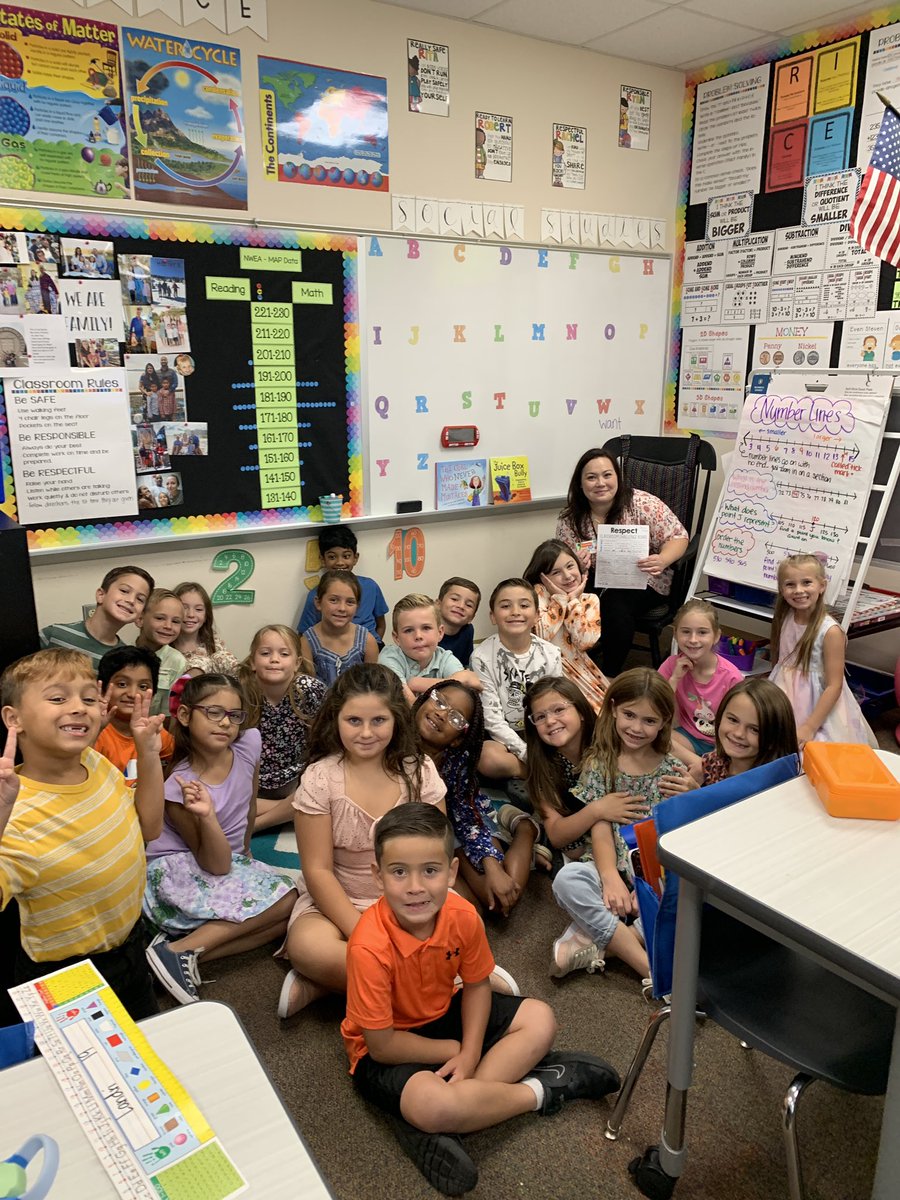 Ms. McClure’s class won the classroom                            R-E-S-P-E-C-T challenge for 2-3! 🎉 We are so proud of this accomplishment. #HMEproud