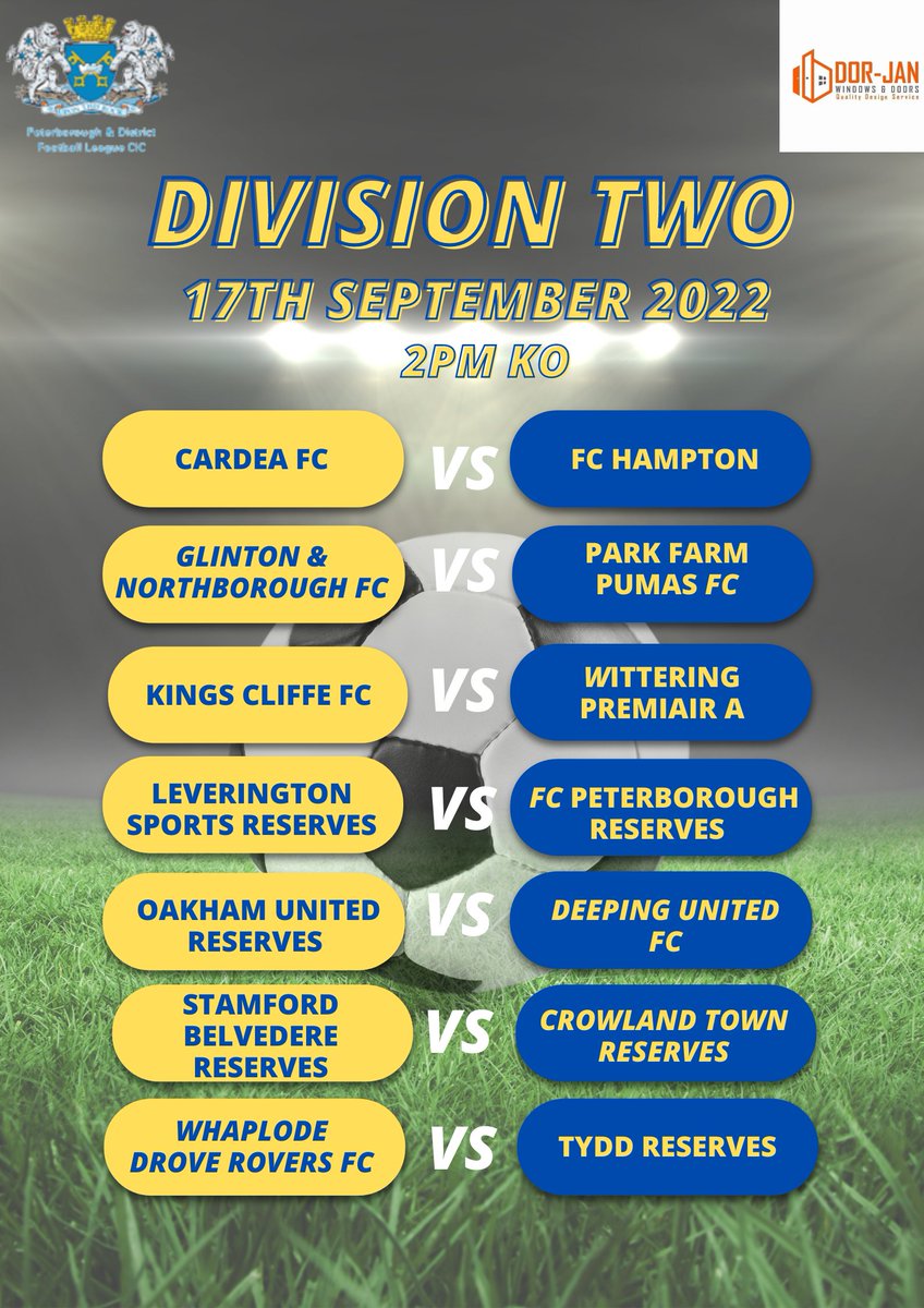 Peterborough & District Football League tweet media
