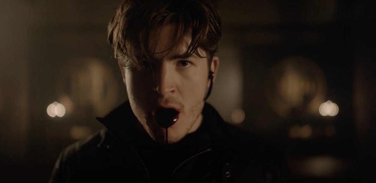 rxsehathomir's tweet photo. oh dimitri with a mouth full of blood im getting flash forwards to blood promise. oh. why is he still so sexy tho. gosh. what a man. #VampireAcademy https://t.co/4Fp81O2gHY