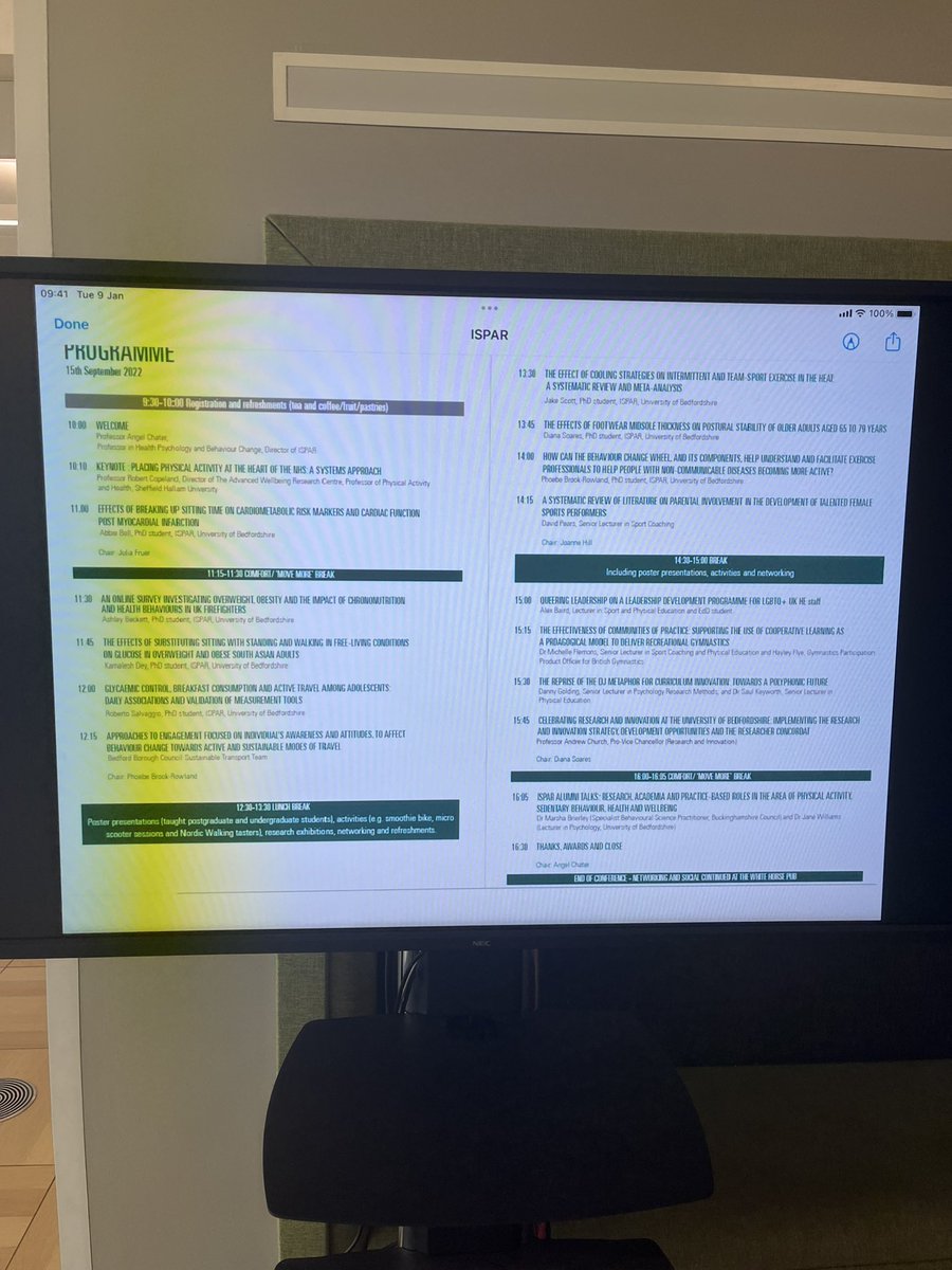 A throughly insightful day at the ISPAR conference and great to share some of my PhD findings to date, as I now progress into my final year. @uniofbeds @ISPAR_UoB #bedsconf22