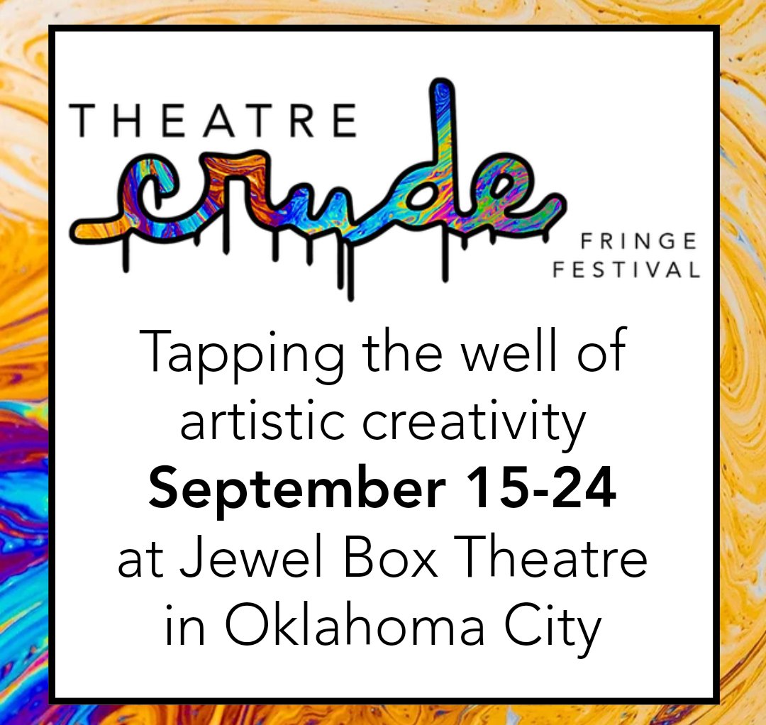 TheParamountOKC's tweet photo. Ooh, feeling a little fringy?

Week one of the Theater Crude Fringe Festival is on! 

Get passes and tix at https://t.co/Eykipjh6yY https://t.co/iPUoPyZ7d2