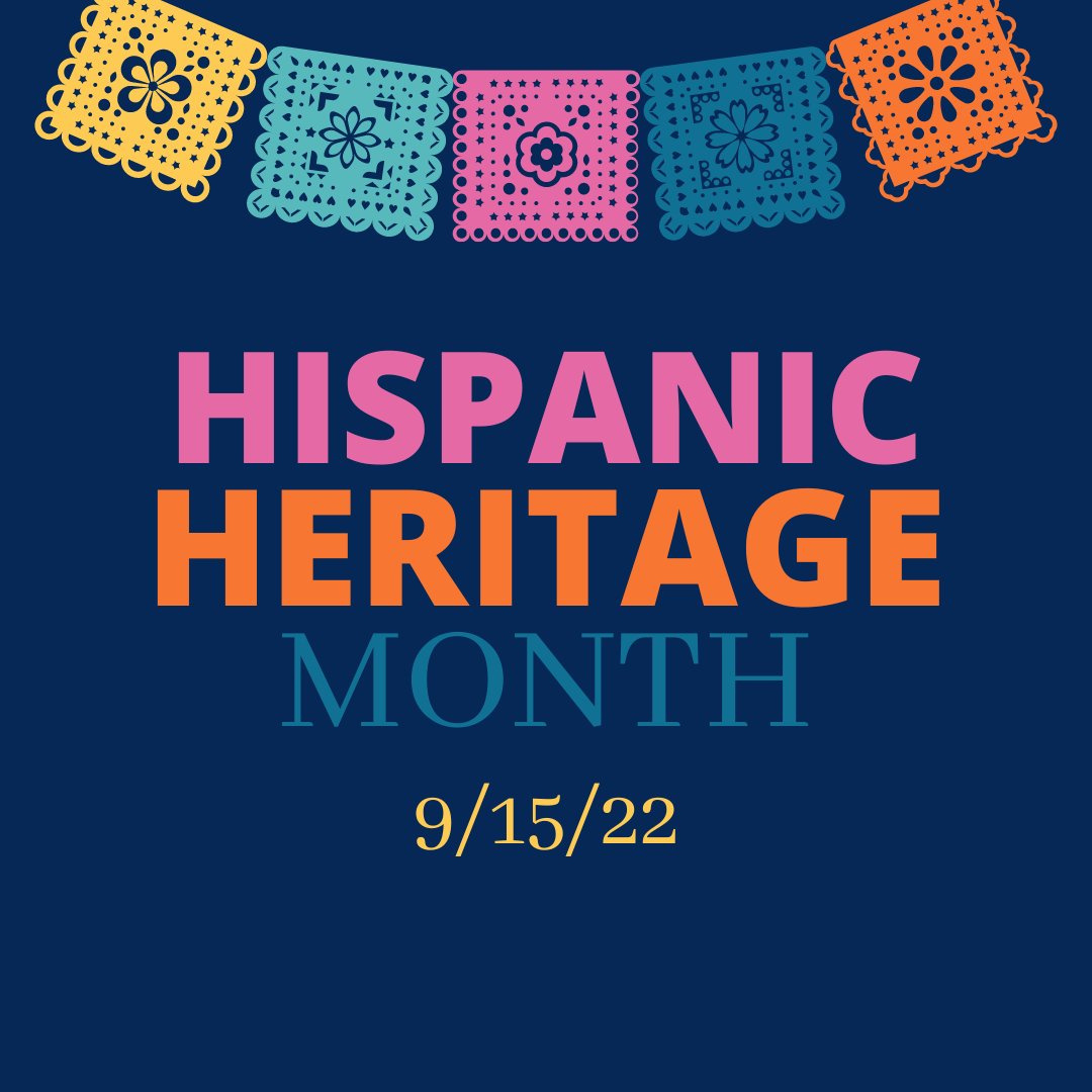 TAMUINTS's tweet photo. Happy Hispanic Heritage Month! Events will be taking place throughout the month, for more information check out https://t.co/mr8MSi0hwc. https://t.co/D0NEwrrN72