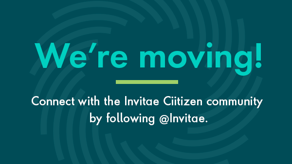 We’re moving! Connect with the Invitae Ciitizen community by following us <a href="/Invitae/">Invitae</a>